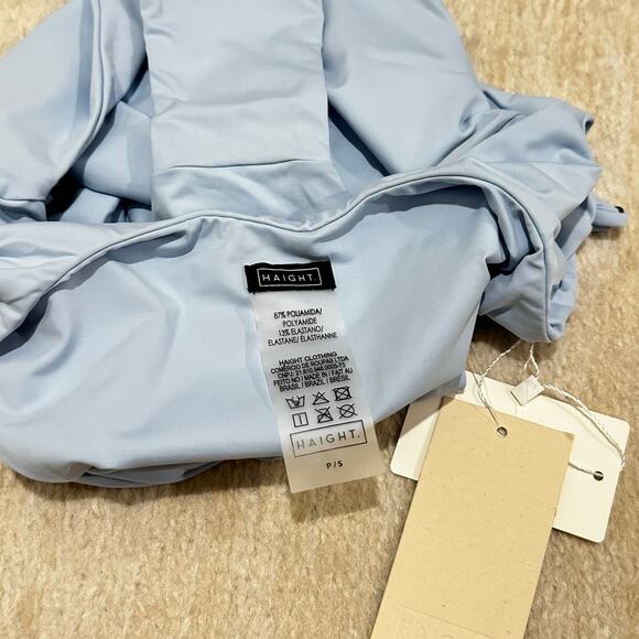 NWT HAIGHT. Bethania One Piece Swimsuit in Celeste Blue Size Small - Picture 4 of 6